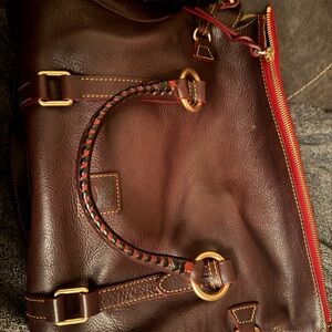 Dooney & Bourke Brown Leather Satchel